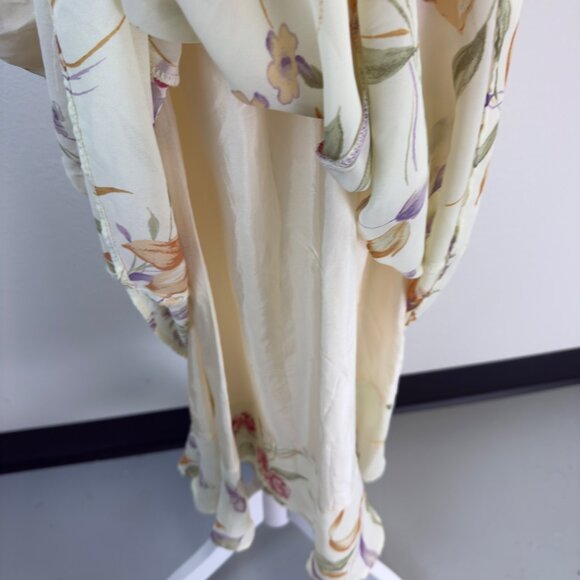 Vtg T R Bentley Floral Maxi Sundress Size 6 Sleeveless Cottage Core Fairycore - Picture 5 of 15